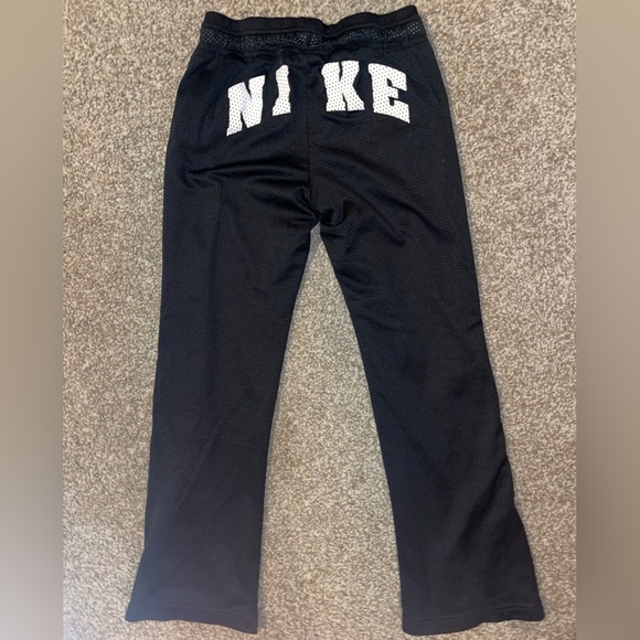 Nike Kids Black Joggers with White Drawstring - Picture 3 of 5